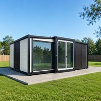 Maison préfabriquée en conteneur de 20 pieds personnalisable, 2 chambres, maisons modulaires pour bureau, dortoir, hôtel, mini-maison