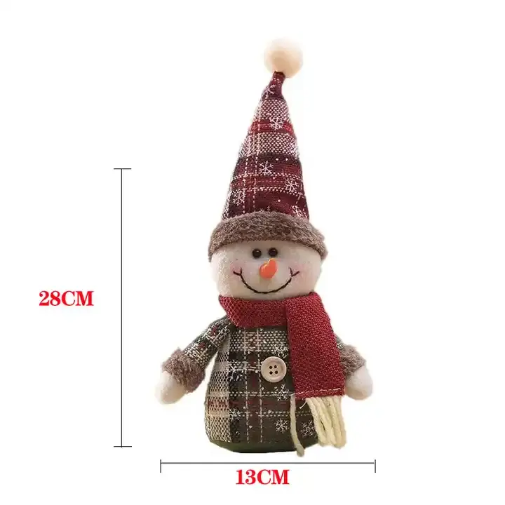 Obral besar dekorasi Natal hiasan boneka gnome Dekorasi Rumah hadiah Natal tanpa wajah kerajinan boneka