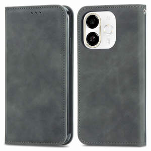 กระเป๋าหนัง PU แบบฝาพับย้อนยุคสำหรับ30C tecno Spark 5G, สำหรับ tecno Smart 9กระเป๋าสตางค์ฝาครอบเคส PU - Product Image 1