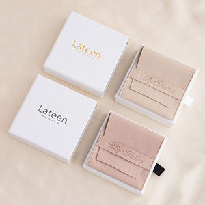 Customized Logo 9*9cm Necklace <b>Gift</b> Packaging <b>Box</b> Jewelry and Cosmetic Paper Drawer for Sliding <b>Gift</b> Wrap - Product Image 4