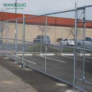 Clôtures de jardin anti-corrosion de haute qualité Treillis métallique en diamant <span class=keywords><strong>rigide</strong></span> Maillon de chaîne en fer à haute résistance <span class=keywords><strong>Bois</strong></span> traité thermiquement - Product Image 4