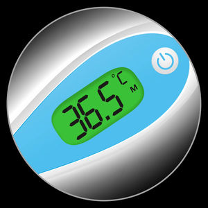 Thermomètre numérique rectal clinique en forme <span class=keywords><strong>de</strong></span> goutte d'eau étanche bébé soins santé corps <span class=keywords><strong>fièvre</strong></span> thermomètre électrique pour bras - Product Image 3