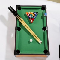 Offre Spéciale – Jeu de billard de table en bois de 35 cm avec boules – Mini billard de snooker d'intérieur – Jeu de sport de bureau pour enfants