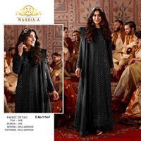 Costume pakistanais en georgette avec séquence de broderie Costume de mariage pour femmes au prix de gros