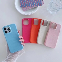 Top vente en gros conception antichoc pour Iphone 16 Pro Max couverture de téléphone portable coque de téléphone en cuir Pu pleine fleur de luxe