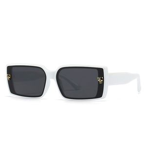Occhiali da Sole OEM 2025 di Tendenza, Montatura Quadrata Completa Anti-riflesso UV400 con Design Teschio, per Uomo e Donna, Vendita all'Ingrosso per Esterni - Product Image 3