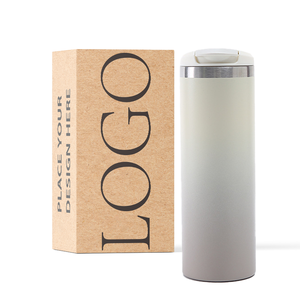 Taza de agua al vacío de acero inoxidable 304 personalizada, Taza Termo de bebida recta con tapa Gradual con alto nivel de apariencia para automóviles - Product Image 3