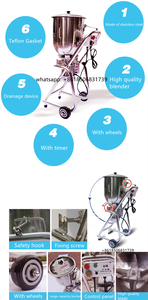 Machine de découpe industrielle en acier inoxydable, pour couper la viande, les légumes - Product Image 6