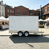 Bar mobile multifonctionnel certifié DOT FMVSS en tôle galvanisée pour utilisation en extérieur, remorque à bar, chariot à hot-dogs
