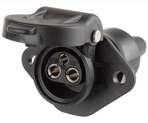 3-Poliger Anhängerstecker Anhängeranschluss 12V 3-Wege-Anhänger 12V-Adapter für Wohnwagen Boot Fahrradträger - Product Image 1