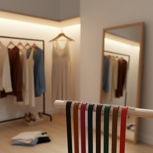 Cintura Zi Pu 3.3cm con Fibbia ad Anello a D in Lega, Cintura Casual in PU - Product Image 2