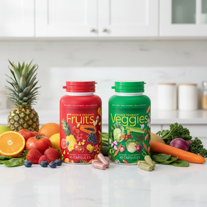 OEM Private Label Superfood Obst-Gemüse-Kapseln Gesamtgesundheitsunterstützung Vitamine Ganze Früchte und Gemüse Pillen für Erwachsene - Product Image 3