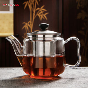 Tisane — <span class=keywords><strong>infuseur</strong></span> classique en acier inoxydable, <span class=keywords><strong>théière</strong></span> en verre Borosilicate isolé, résistant à la chaleur - Product Image 5