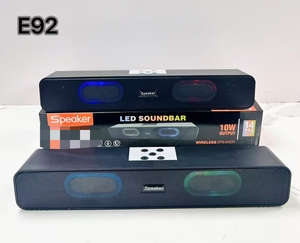 Altavoz de Escritorio E92 con Luces LED de Colores, Mini Altavoz con Luces Multicolor para Discoteca - Product Image 2