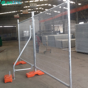 Barrière de chantier en béton, galvanisée à chaud, garde-corps temporaire, prix usine, vente en gros - Product Image 3
