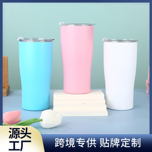 Stainless Steel Tumbler Double Wall Vacuum Insulated 6-12 Hours Thermal Travel Cup Portable With Straw - Product Image 5