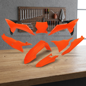 Per KTM SX 125 2025-2025 Kit di plastica arancione fluorescente accessori per moto - Product Image 3