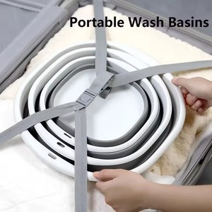 Portatile pieghevole in Silicone per adulti vasca <span class=keywords><strong>da</strong></span> <span class=keywords><strong>bagno</strong></span> in plastica pieghevole con <span class=keywords><strong>bagno</strong></span> accessori per la cucina per il viaggio a casa - Product Image 6