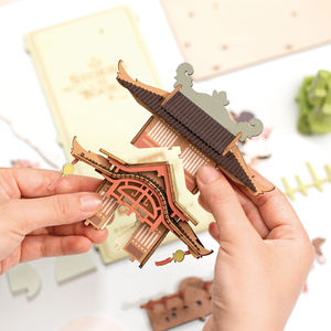 <span class=keywords><strong>Robotime</strong></span> Rolife DIY casa de muñecas en miniatura TGB05 caída Sakura libro Nook 3D rompecabezas de madera - Product Image 3