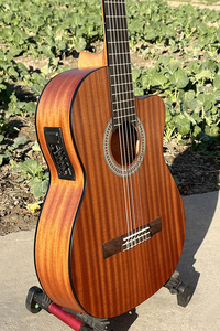 Guitare classique électrique Aiersi fabriquée à la main de qualité supérieure avec micro 4 bandes 7545 – Prix de gros usine - Product Image 6