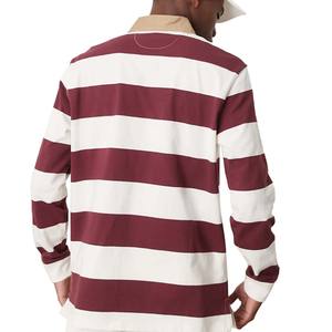 Maglietta da uomo in maglia da Rugby personalizzata da uomo <span class=keywords><strong>con</strong></span> <span class=keywords><strong>Polo</strong></span> da uomo <span class=keywords><strong>con</strong></span> stampa serigrafica <span class=keywords><strong>a</strong></span> manica lunga e <span class=keywords><strong>Polo</strong></span> da uomo - Product Image 3