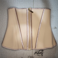 Corset amincissant pour femme - Corset sous-poitrine sculptant la taille - Gaine amincissante avec boucle et fermeture éclair