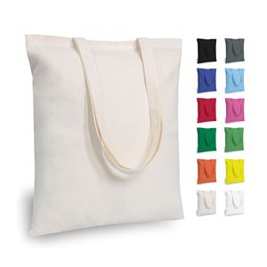 Túi Tote Vải Cotton Hữu Cơ In Logo Nhiều Màu Tùy Chỉnh Có Tay Cầm - Product Image 1