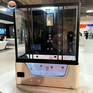 Cabina de Ducha de Vapor Acrílica Independiente <span class=keywords><strong>con</strong></span> Cascada, Hidromasaje y Calefacción Eléctrica a Vapor - Product Image 2