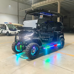 Voiture de <span class=keywords><strong>golf</strong></span> électrique 6 places à <span class=keywords><strong>prix</strong></span> d'usine, sièges en cuir de luxe, voiture de <span class=keywords><strong>golf</strong></span> de club - Product Image 1