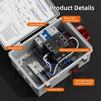 Panel de Control de Alarma de Agua para Bomba Sumergible Joinfworld POP-PM-WA |   Protector de inundación de circuito independiente con contactor de CA impermeable de 110 dB