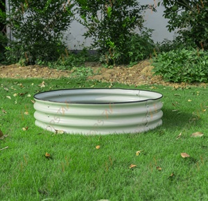 Bordure de jardin surélevée en acier galvanisé Topstar, directement de l'usine |   Grand bac de plantation extérieur pour pépinière - Product Image 4