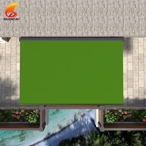 Protección contra la lluvia solar Impermeable Montaje en pared <span class=keywords><strong>Techo</strong></span> Toldo de sombra retráctil Aluminio - Product Image 3