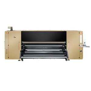 3ALPS 2.2m large format textile printer sublimation 16pcs print heads i3200 A1 gold industrial printer textile machine