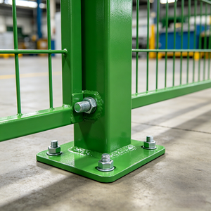 Barrière modulaire en treillis métallique pour l'organisation des ateliers industriels et la séparation des lignes de production - Product Image 3
