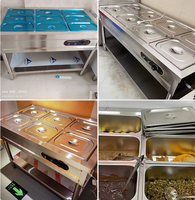 Chauffe-plat électrique Portable en acier inoxydable, affichage du chauffe-plat, ensemble de Buffet, chauffe-plat