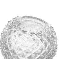 Flacon diffuseur de parfum sphérique transparent de luxe personnalisé de 100 ml et 200 ml avec bouchons à vis et bouchon de fermeture