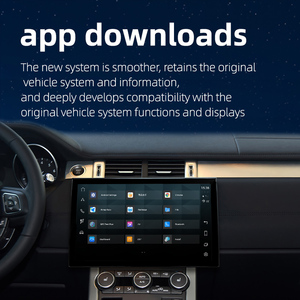 13.3 นิ้ว จอสัมผัสไร้สาย Carplay <span class=keywords><strong>Android</strong></span> Auto เครื่องเสียงติดรถยนต์ มัลติมีเดีย ดีวีดี ระบบนำทาง GPS สำหรับรถยนต์แลนด์โรเวอร์ อีโวค ปี 12-19 - Product Image 3