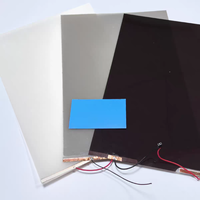 Película PDLC Deekus PDLC-BLACK para Ventanas de Coche, Vidrio Inteligente Conmutable con Tinte Eléctrico de Baja Opacidad para Privacidad
