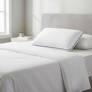 Подушка из пены с эффектом памяти - Эргономичная ортопедическая подушка для поддержки шеи, цельная прямоугольная подушка для кровати с цельным наполнителем из пены с эффектом памяти - Product Image 2