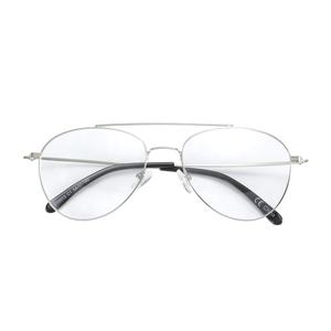 Ovale <span class=keywords><strong>à</strong></span> la mode style charnière spéciale résine lentilles mâle montures optiques en métal pour hommes - Product Image 1