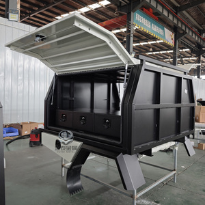 Camión cama Ute Canopy Camper Remolque de paleta de aluminio con 3 puertas y caja de herramientas <span class=keywords><strong>Venta</strong></span> - Product Image 1