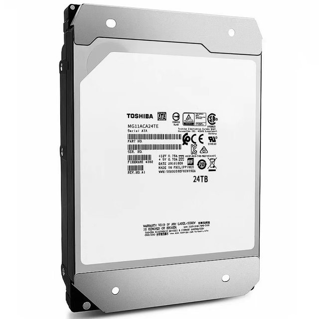 For () 24TB 7200 RPM Helium-Sealed Mechanical Hard Drive Internal SATA Desktop New Enterprise-Class MG11ACA24TE
