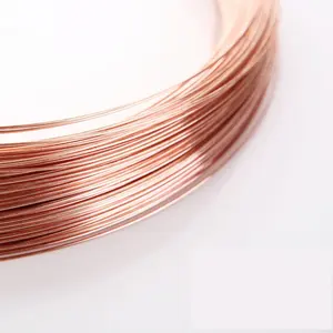 Factory Direct Sale 1/2 Hardness 0.5mm 1mm 1.5mm Insulated Pure 99.99% Copper Wire