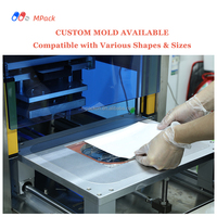 Machine de scellage de précision Tyvek pour barquettes thermoformées en PETG, scelleuse de moules en aluminium de qualité médicale
