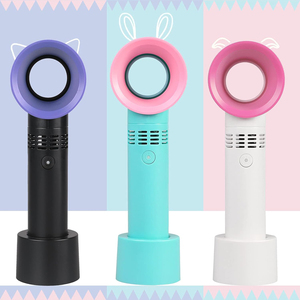 Nouveau ventilateur portable sans pales USB, mini-refroidisseur d'air rechargeable, peint, pour extérieur et hôtel, vente en gros - Product Image 3