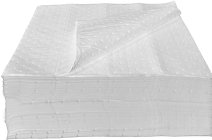 แผ่นดูดซับน้ำมัน SABER แบบประหยัด 300 แผ่น แบบเจาะรู ตัดได้ สีขาว สำหรับการดูดซับน้ำมันโดยเฉพาะ เพื่อการบำรุงรักษาอย่างคุ้มค่า - Product Image 2