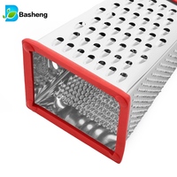 Alat Dapur Manual 4-in-1, Parutan Stainless Steel Anti-Selip 9-Inci, Pengiris Melon PC untuk Wortel, Penggunaan Rumah Tangga