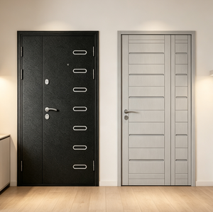 Porta di Sicurezza Esterna in Acciaio di Ampio Successo, Design Turco, Porte Blindate Residenziali, Lussuosa Porta Principale in Ferro per la Casa - Product Image 6