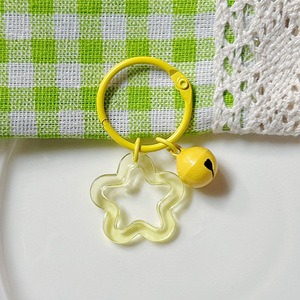 Màu Mờ Pentacle Acrylic <span class=keywords><strong>Keychain</strong></span> Kẹo Màu Mặt Dây Chuyền Mùa Xuân Và Mùa Hè Tươi Treo Túi Trang Trí - Product Image 4