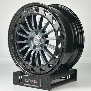 Jantes Bku en fibre de carbone forgée en 2 parties 5x120.65 pour C6 C7 C8 Z06 ZR1 E-Ray 19 -22 pouces, jantes personnalisées - Product Image 5